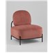 Кресло|Stool Group|Стоун велюр рельефный коралловый