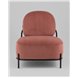 Кресло|Stool Group|Стоун велюр рельефный коралловый