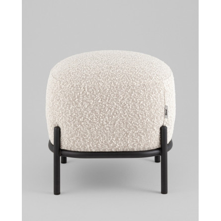 Пуф|Stool Group|Стоун ткань букле молочный