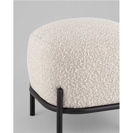 Пуф|Stool Group|Стоун ткань букле молочный