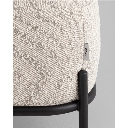 Пуф|Stool Group|Стоун ткань букле молочный