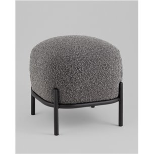 Пуф|Stool Group|Стоун ткань букле тёмно-серый
