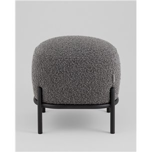 Пуф|Stool Group|Стоун ткань букле тёмно-серый