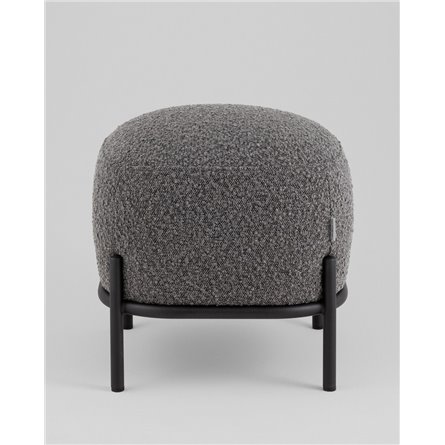 Пуф|Stool Group|Стоун ткань букле тёмно-серый