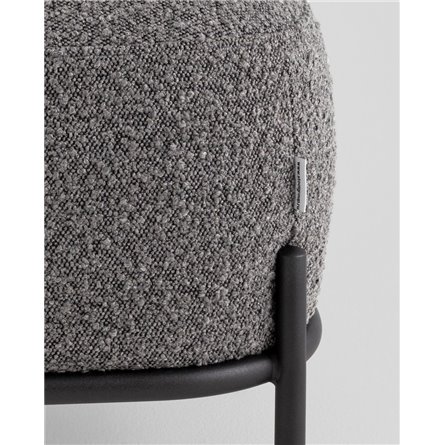 Пуф|Stool Group|Стоун ткань букле тёмно-серый