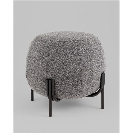 Пуф|Stool Group|Флик new ткань букле тёмно-серый