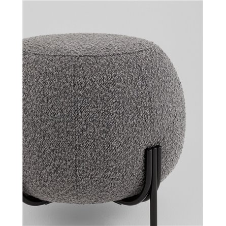 Пуф|Stool Group|Флик new ткань букле тёмно-серый