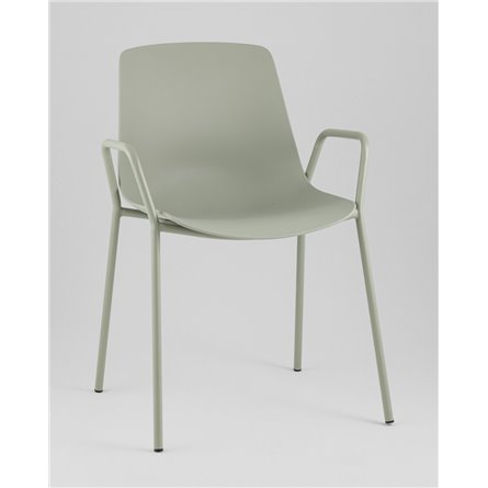 Стул|Stool Group|Kaira пластик серо-зеленый