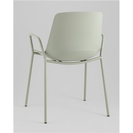 Стул|Stool Group|Kaira пластик серо-зеленый