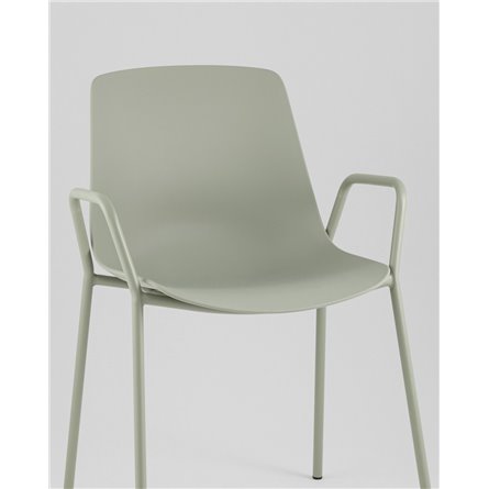 Стул|Stool Group|Kaira пластик серо-зеленый