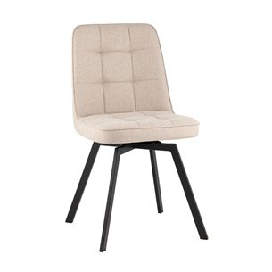 Стул Pleid вращающийся кремовый