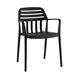 Стул Siena пластик черный