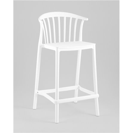 Стул полубарный|Stool Group|Campo пластик белый