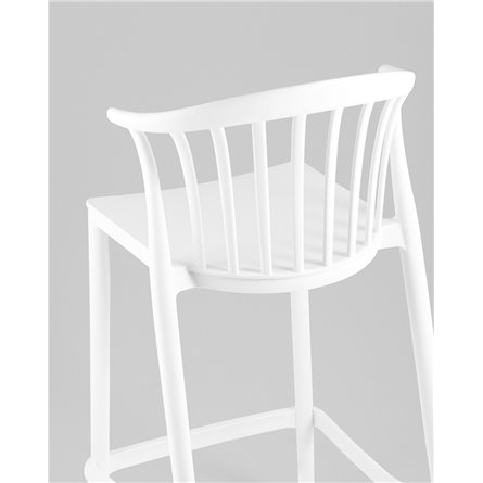 Стул полубарный|Stool Group|Campo пластик белый