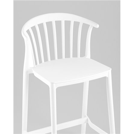 Стул полубарный|Stool Group|Campo пластик белый