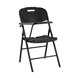 Стул складной банкетный со столиком черный