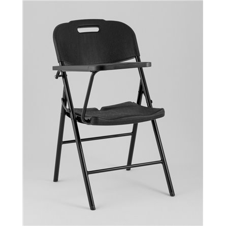 Стулья складные|Stool Group|банкетный со столиком черный Кейт, пластик, металлический каркас