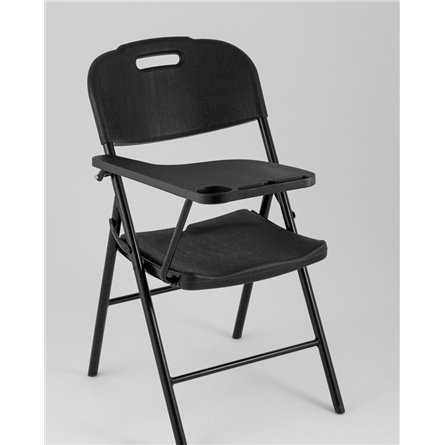 Стулья складные|Stool Group|банкетный со столиком черный Кейт, пластик, металлический каркас