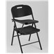 Стулья складные|Stool Group|банкетный со столиком черный Кейт, пластик, металлический каркас Стулья складные|Stool Group|банкетный со столиком черный Кейт, пластик, металлический каркас