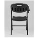 Стулья складные|Stool Group|банкетный со столиком черный Кейт, пластик, металлический каркас Стулья складные|Stool Group|банкетный со столиком черный Кейт, пластик, металлический каркас