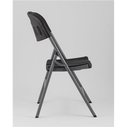 Стулья складные|Stool Group|банкетный Кейт черный, пластик, металлический каркас