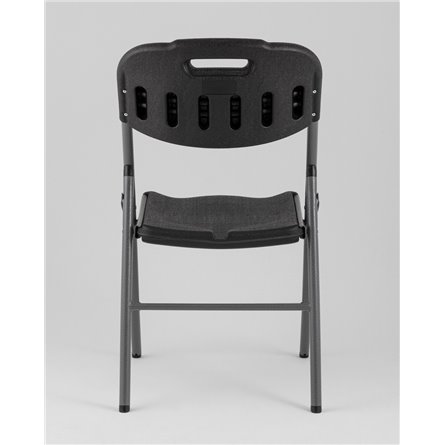 Стулья складные|Stool Group|банкетный Кейт черный, пластик, металлический каркас