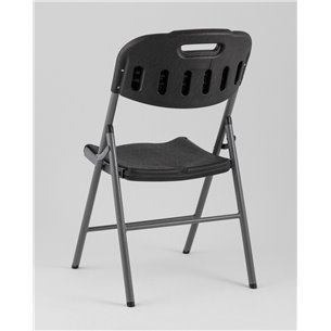 Стулья складные|Stool Group|банкетный Кейт черный, пластик, металлический каркас