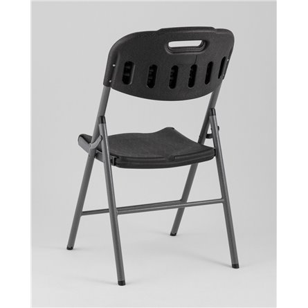 Стулья складные|Stool Group|банкетный Кейт черный, пластик, металлический каркас