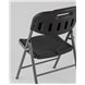 Стулья складные|Stool Group|банкетный Кейт черный, пластик, металлический каркас Стулья складные|Stool Group|банкетный Кейт черный, пластик, металлический каркас