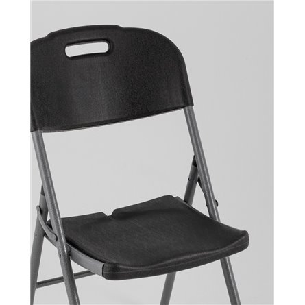 Стулья складные|Stool Group|банкетный Кейт черный, пластик, металлический каркас