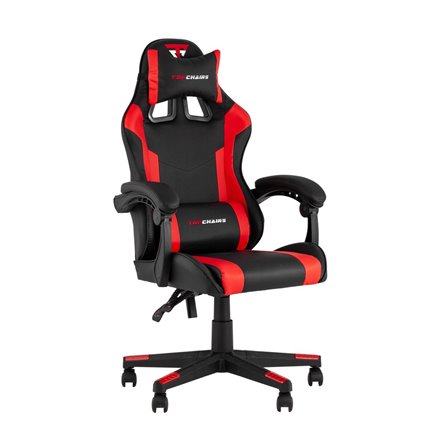 Кресло спортивное TopChairs Commander черно-красный