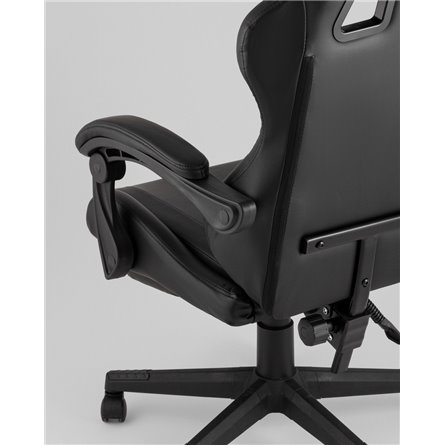 Компьютерное кресло|TopChairs|TopChairs Prophet с оттоманкой черный