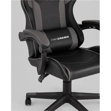 Компьютерное кресло|TopChairs|TopChairs Shadow черно-серый