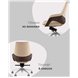 Компьютерное кресло|TopChairs|TopChairs Reign бежевый