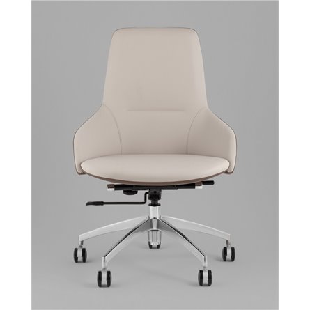 Компьютерное кресло|TopChairs|TopChairs Soulo светло-серый, коричневый