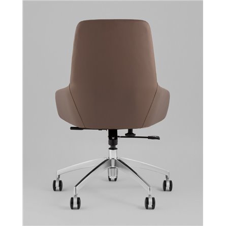 Компьютерное кресло|TopChairs|TopChairs Soulo светло-серый, коричневый