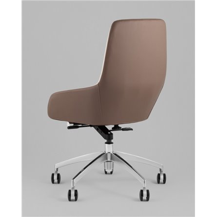 Компьютерное кресло|TopChairs|TopChairs Soulo светло-серый, коричневый