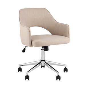 Кресло офисное Кларк рогожка бежевый