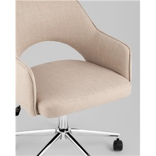Компьютерное кресло|Stool Group|Кларк рогожка бежевый