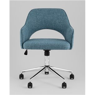 Компьютерное кресло|Stool Group|Кларк рогожка синий