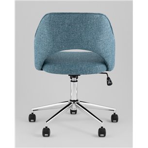 Компьютерное кресло|Stool Group|Кларк рогожка синий