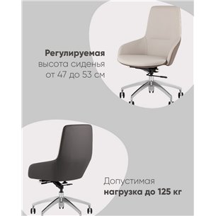 Компьютерное кресло|TopChairs|TopChairs Soulo светло-серый, серый