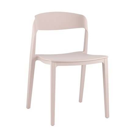 Стул Moris пластик нежно-розовый