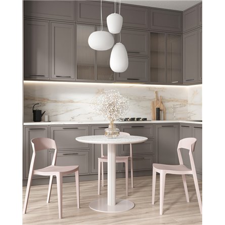 Стул|Stool Group|Moris пластик нежно-розовый