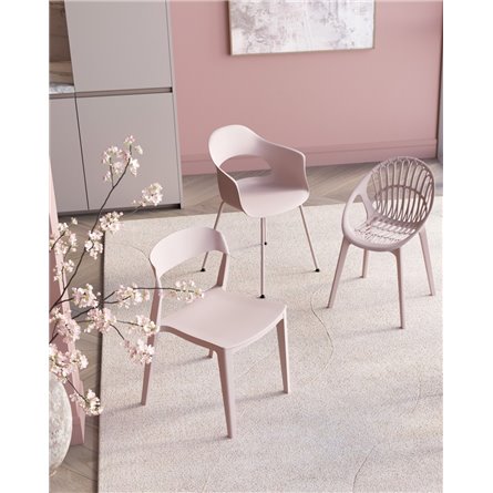 Стул|Stool Group|Takeo пластик нежно-розовый