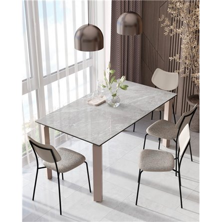 Стул|Stool Group|Casey серый с серой экокожей