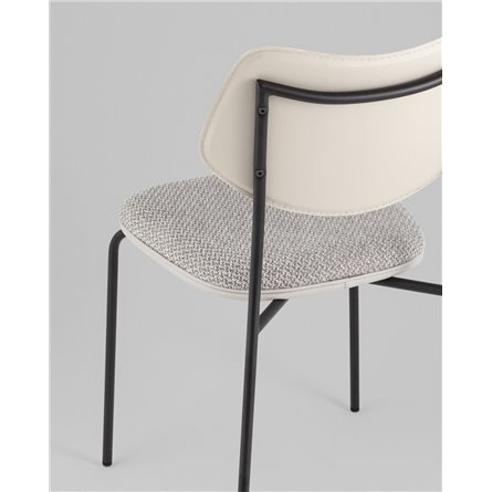 Стул|Stool Group|Casey серый с серой экокожей