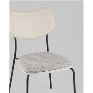 Стул|Stool Group|Casey серый с серой экокожей