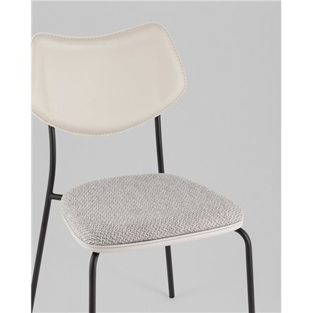 Стул|Stool Group|Casey серый с серой экокожей