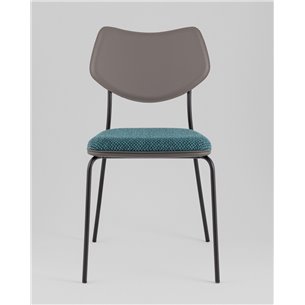 Стул|Stool Group|Casey темно-бирюзовый с серой экокожей